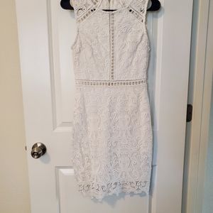 Lulu's White Lace Dress